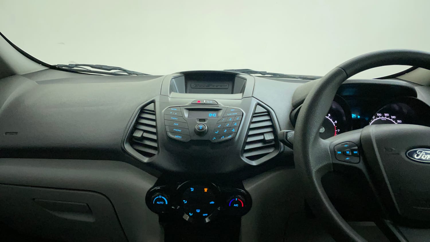 Used 2017 Ford EcoSport Trend+ 1.0L EcoBoost Petrol Manual interior MUSIC SYSTEM & AC CONTROL VIEW
