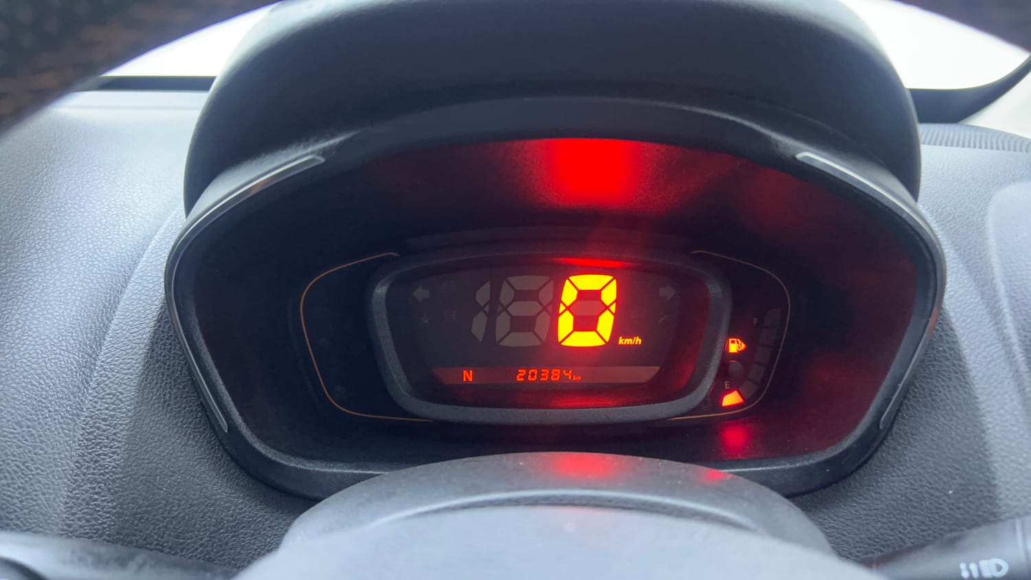 Used 2017 Renault Kwid CLIMBER 1.0 AMT Petrol Automatic interior CLUSTERMETER VIEW