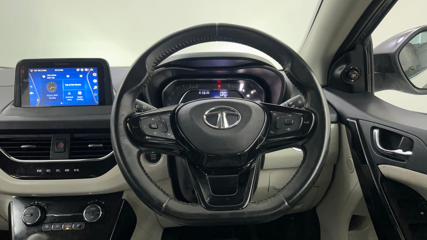 Used 2022 Tata Nexon XZA Plus (O) Diesel Diesel Automatic interior STEERING VIEW