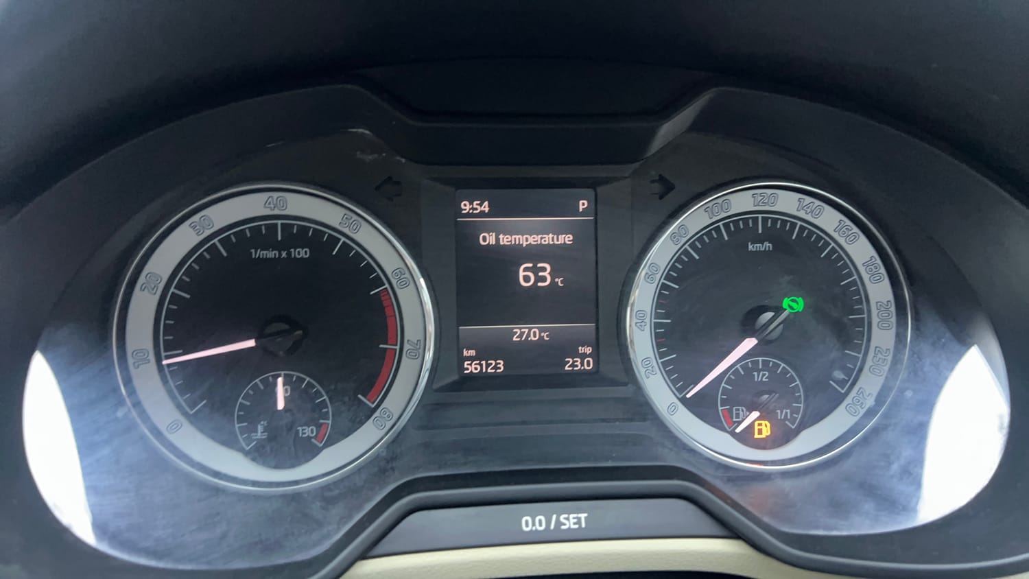Used 2019 Skoda Octavia 1.8 TSI Style AT Petrol Automatic interior CLUSTERMETER VIEW