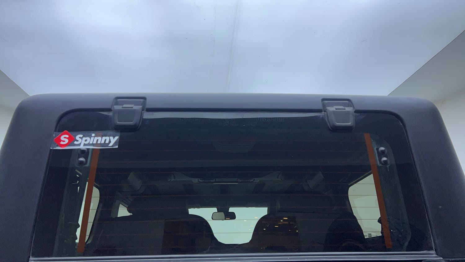 Used 2022 mahindra Thar LX Hard Top Diesel AT 4WD Diesel Automatic exterior BACK WINDSHIELD VIEW