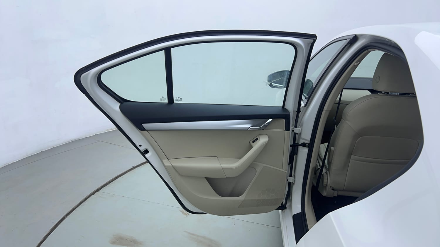 Used 2019 Skoda Octavia 1.8 TSI Style AT Petrol Automatic interior LEFT REAR DOOR OPEN VIEW