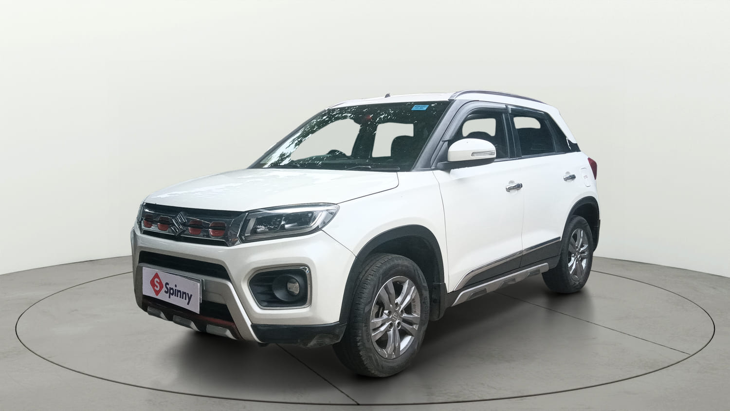 Used 2020 maruti-suzuki Vitara Brezza ZXi Plus Petrol Manual exterior LEFT FRONT CORNER VIEW