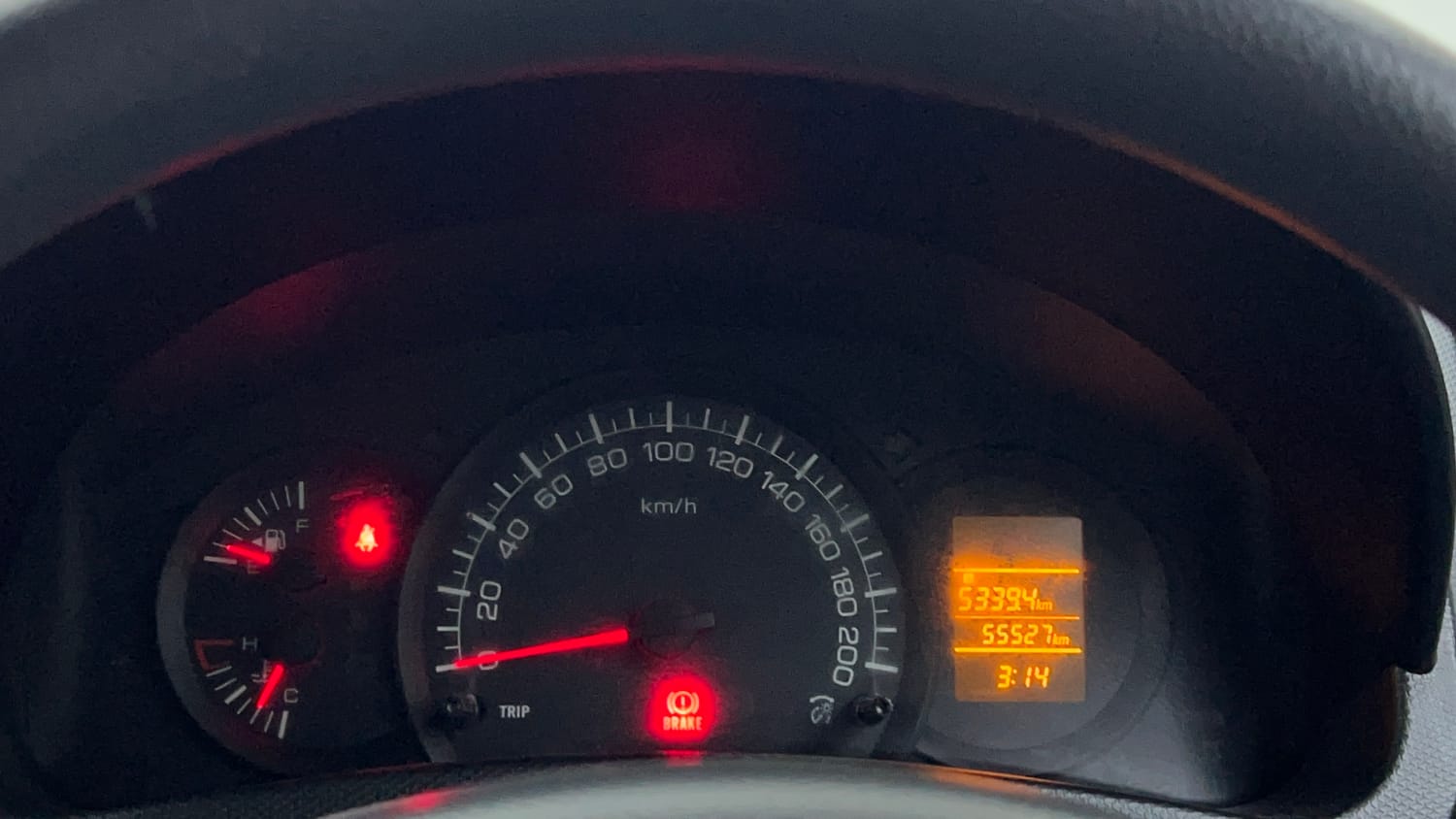 Used 2015 Maruti Suzuki Swift Lxi (O) Petrol Manual interior CLUSTERMETER VIEW
