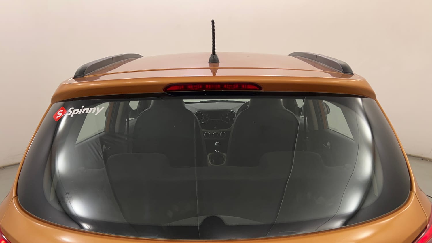 Used 2014 Hyundai Grand i10 Sportz 1.2 Kappa VTVT Petrol Manual exterior BACK WINDSHIELD VIEW