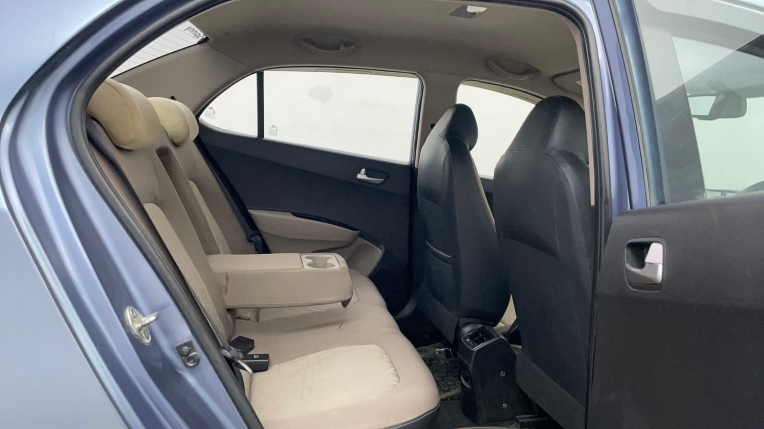 Used 2016 Hyundai Xcent SX 1.2 Petrol Manual interior RIGHT SIDE REAR DOOR CABIN VIEW