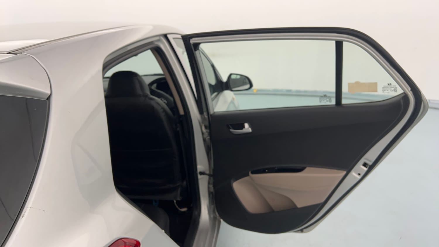 Used 2017 Hyundai Grand i10 Sportz 1.2 Kappa VTVT Petrol Manual interior RIGHT REAR DOOR OPEN VIEW