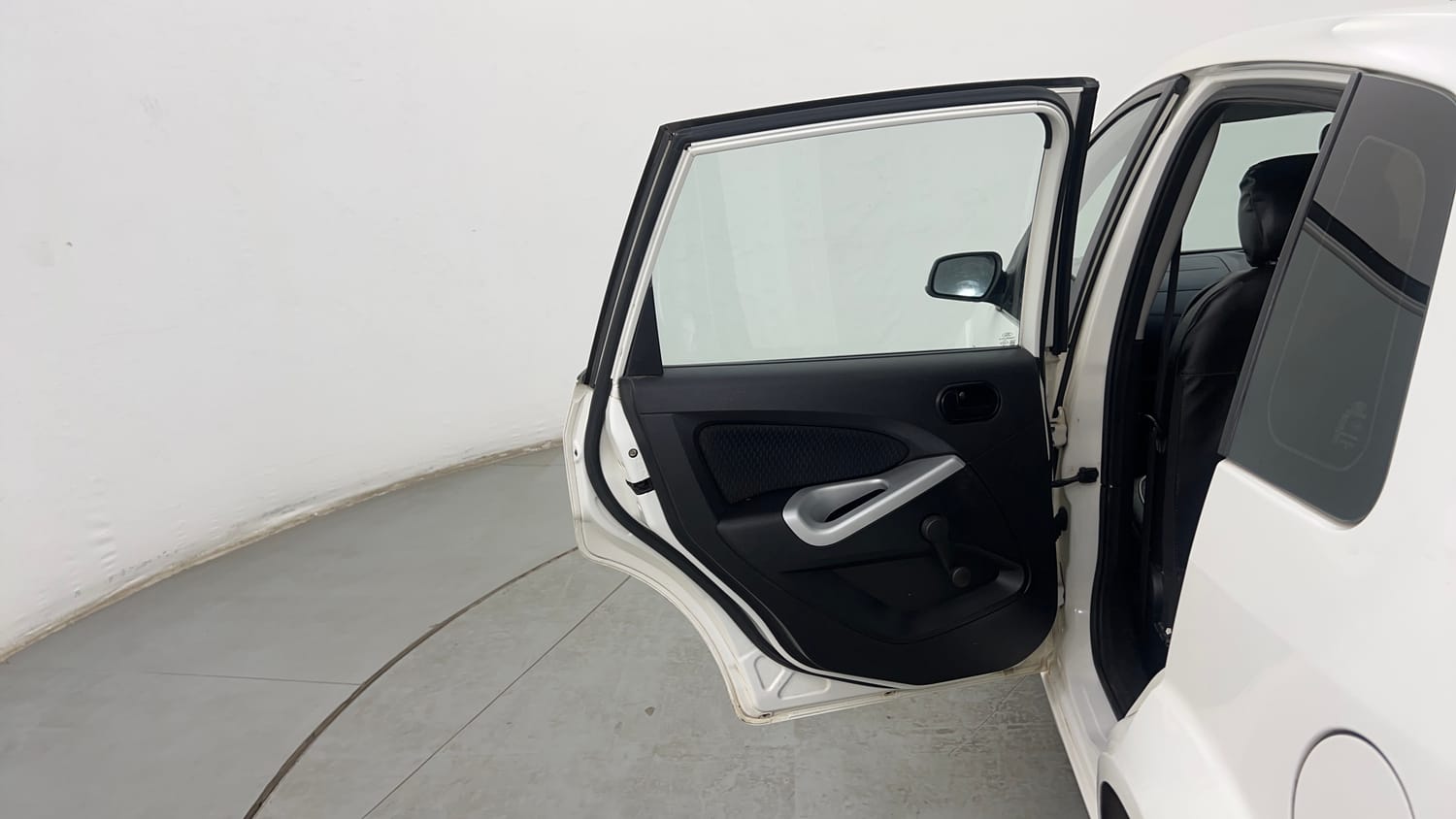Used 2013 Ford Figo Duratec Petrol Titanium 1.2 Petrol Manual interior LEFT REAR DOOR OPEN VIEW