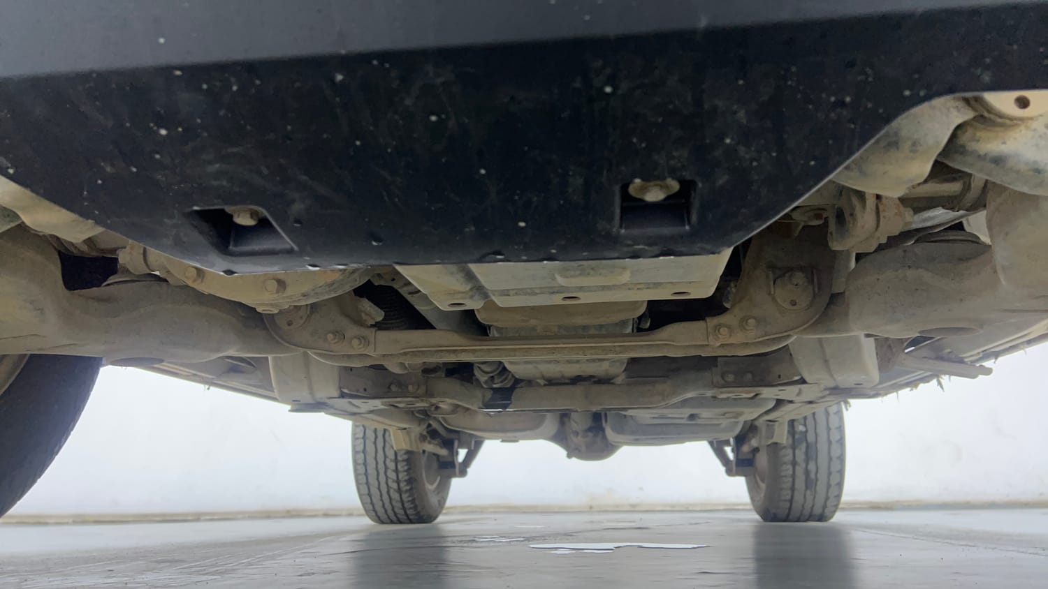 Used 2022 mahindra Thar LX Hard Top Diesel AT 4WD Diesel Automatic extra FRONT LEFT UNDERBODY VIEW