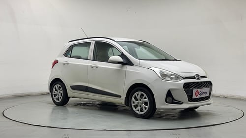 Used 2018 Hyundai Grand i10 Sportz 1.2 Kappa VTVT Petrol Manual exterior RIGHT FRONT CORNER VIEW