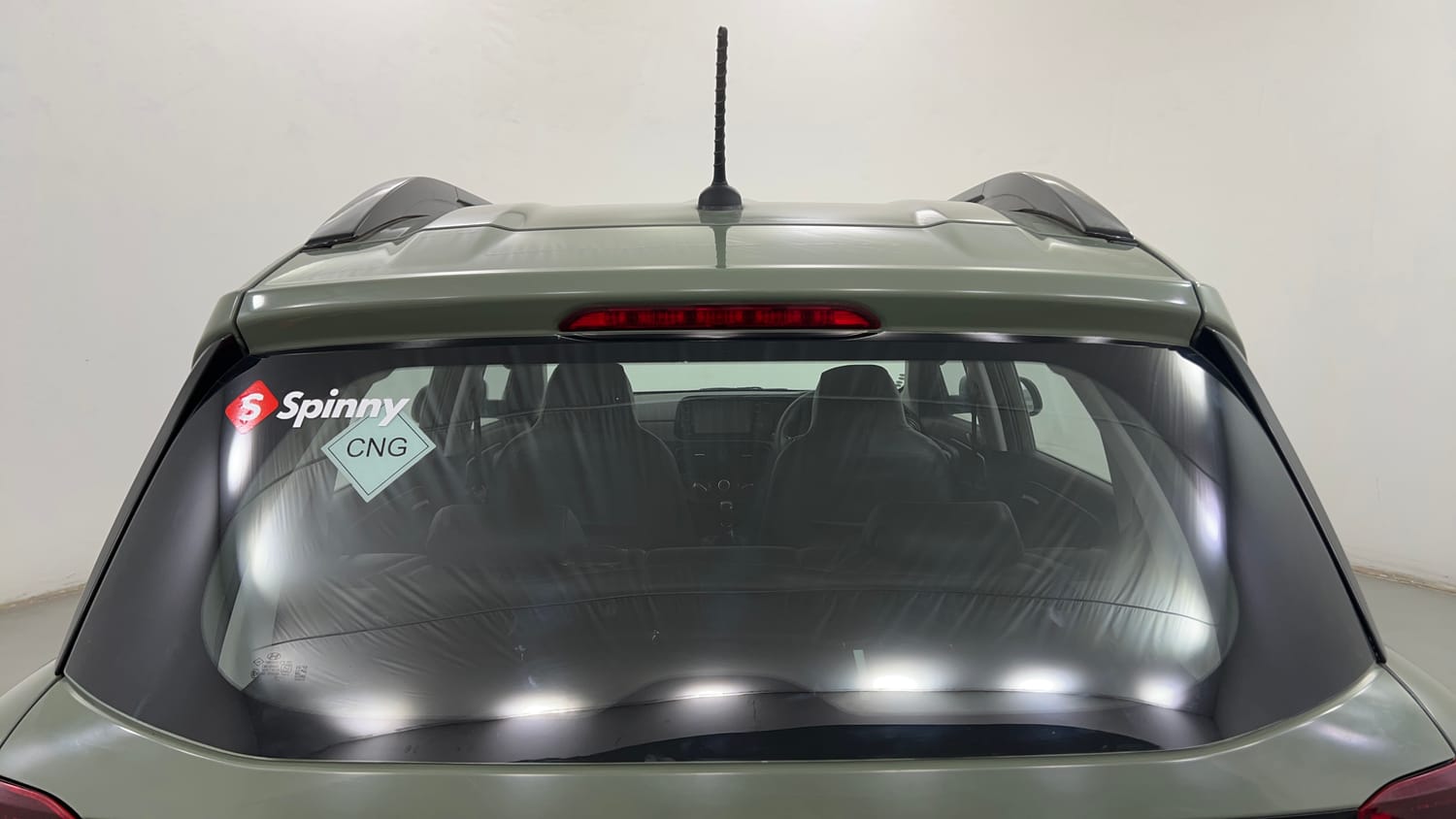 Used 2024 Hyundai Exter S 1.2 MT Hy-CNG Duo Cng Manual exterior BACK WINDSHIELD VIEW