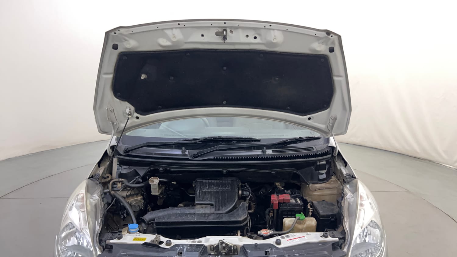 Used 2017 Maruti Suzuki Ertiga VXI AT Petrol Automatic engine ENGINE & BONNET OPEN FRONT VIEW