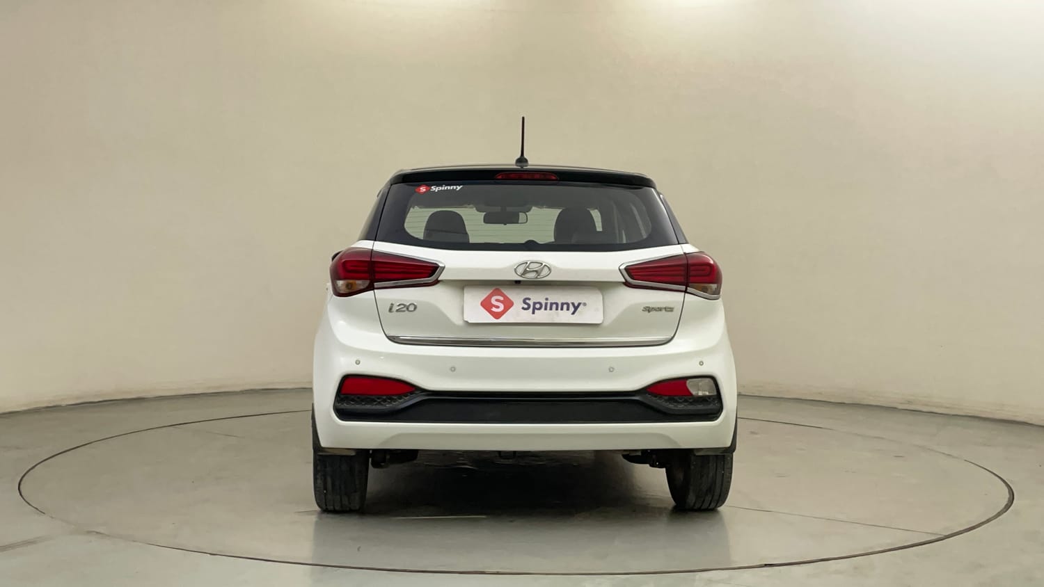 Used 2019 Hyundai Elite i20 Sportz Plus 1.2 Dual Tone Petrol Manual exterior BACK VIEW