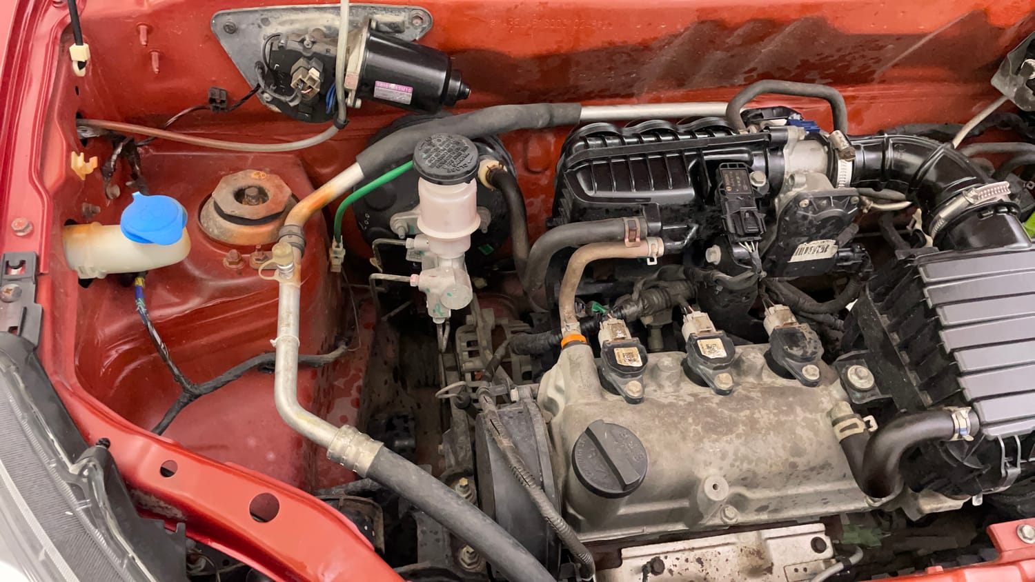 Used 2018 Maruti Suzuki Alto 800 LXi Petrol Manual engine ENGINE RIGHT SIDE VIEW