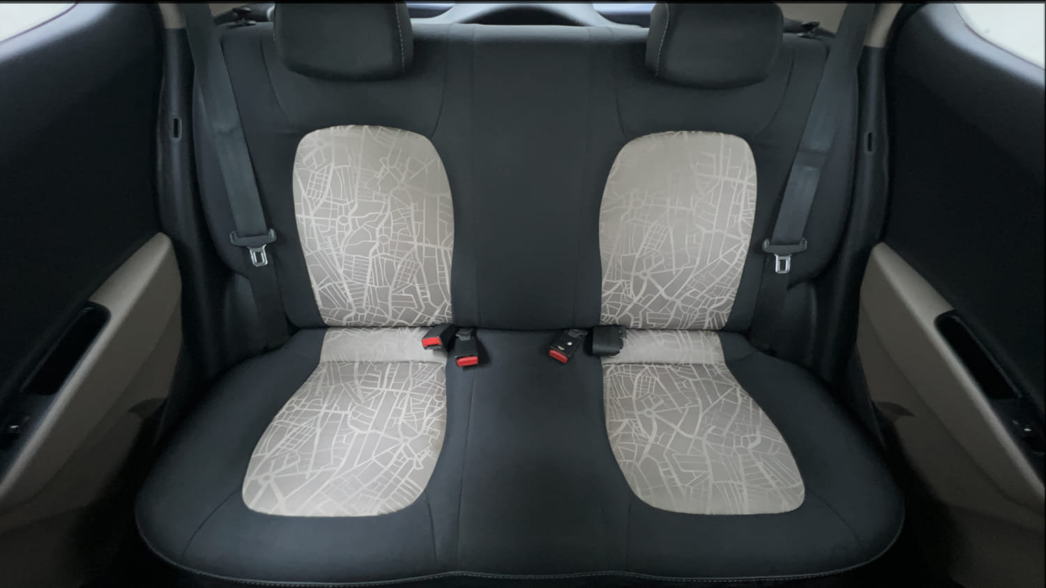 Used 2014 Hyundai Grand i10 Asta AT 1.2 Kappa VTVT Petrol Automatic interior REAR SEAT CONDITION VIEW