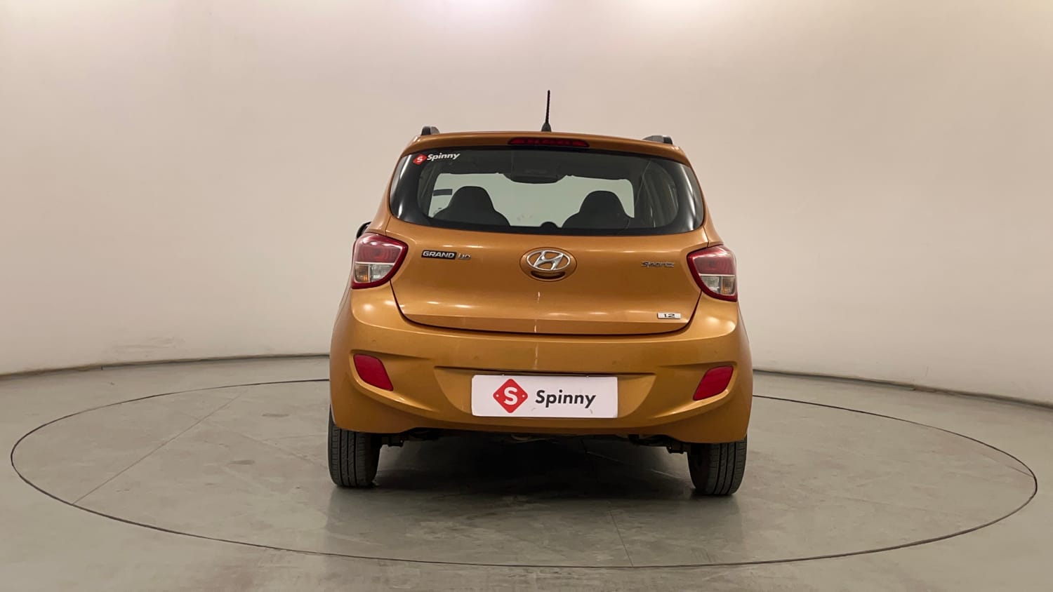 Used 2014 Hyundai Grand i10 Sportz 1.2 Kappa VTVT Petrol Manual exterior BACK VIEW
