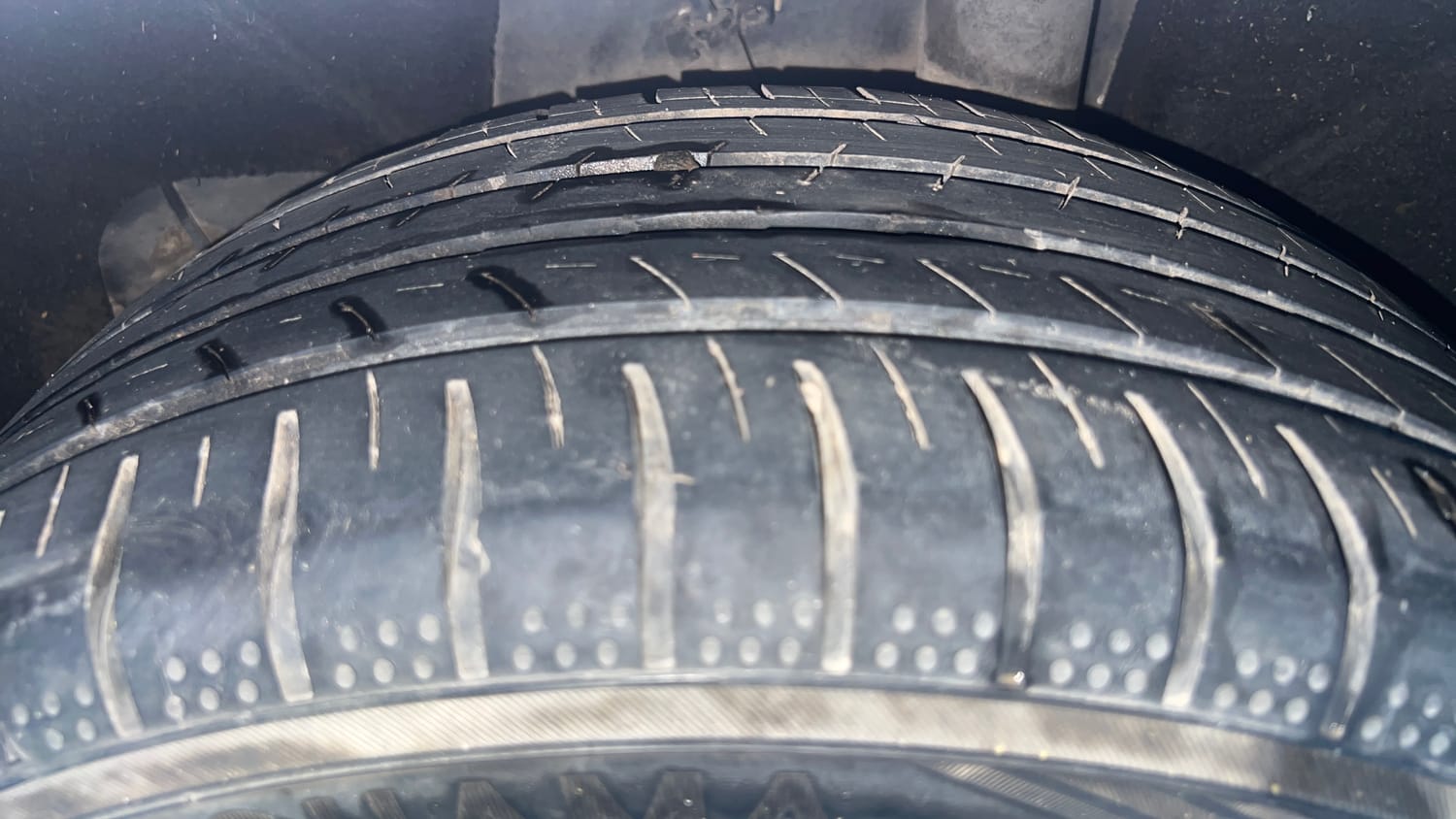 Used 2019 Skoda Octavia 1.8 TSI Style AT Petrol Automatic tyres LEFT REAR TYRE TREAD VIEW