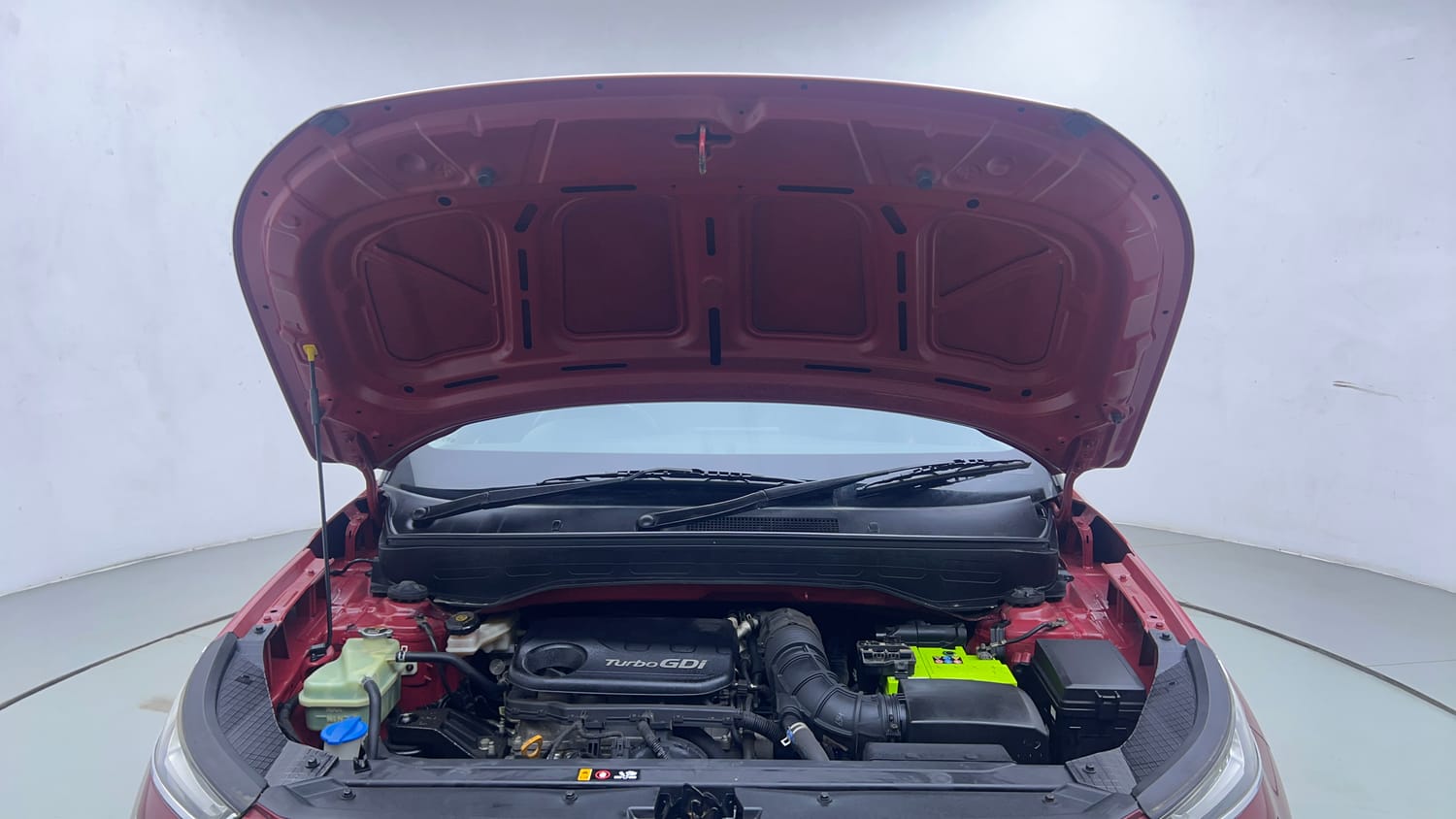 Used 2019 Hyundai Venue SX Plus 1.0 Turbo DCT Dual Tone Petrol Automatic engine ENGINE & BONNET OPEN FRONT VIEW