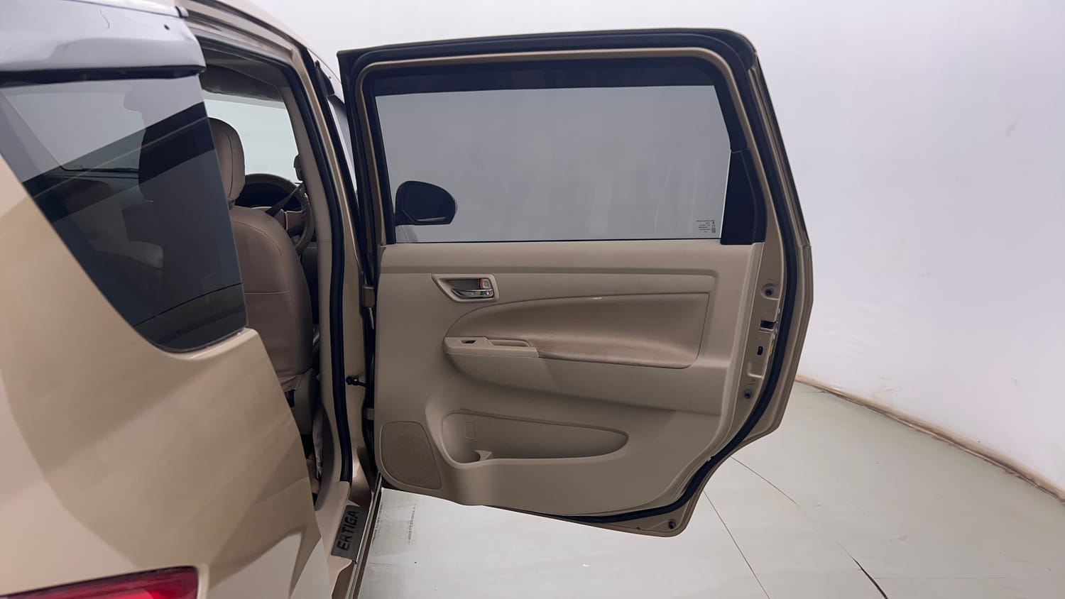 Used 2016 Maruti Suzuki Ertiga ZXI Petrol Manual interior RIGHT REAR DOOR OPEN VIEW