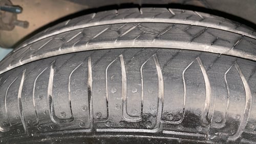 Used 2016 Nissan Micra Active XV Petrol Manual tyres RIGHT REAR TYRE TREAD VIEW