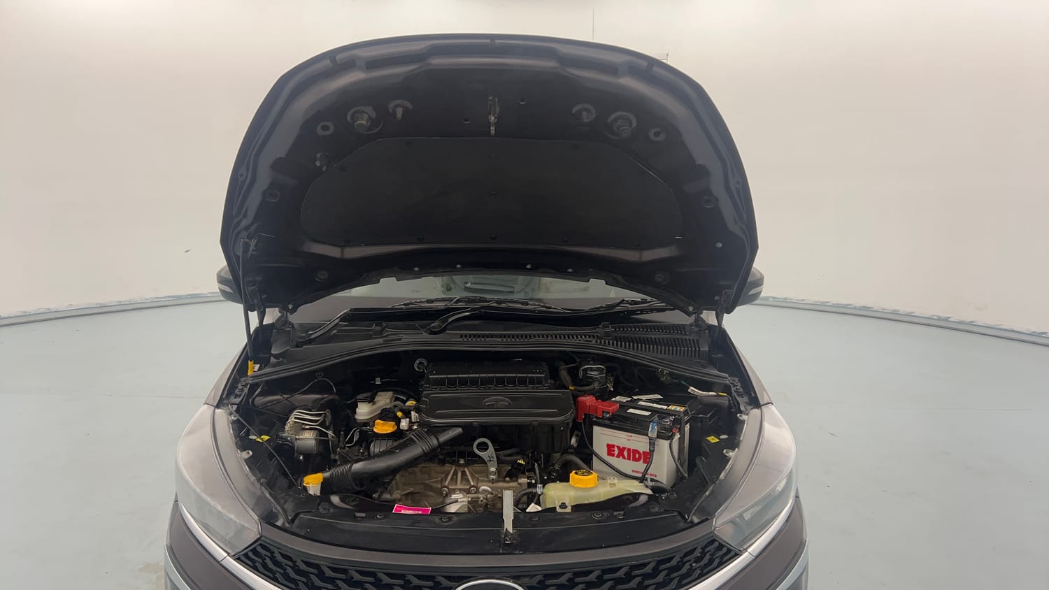 Used 2023 Tata Tiago XT Petrol Manual engine ENGINE & BONNET OPEN FRONT VIEW
