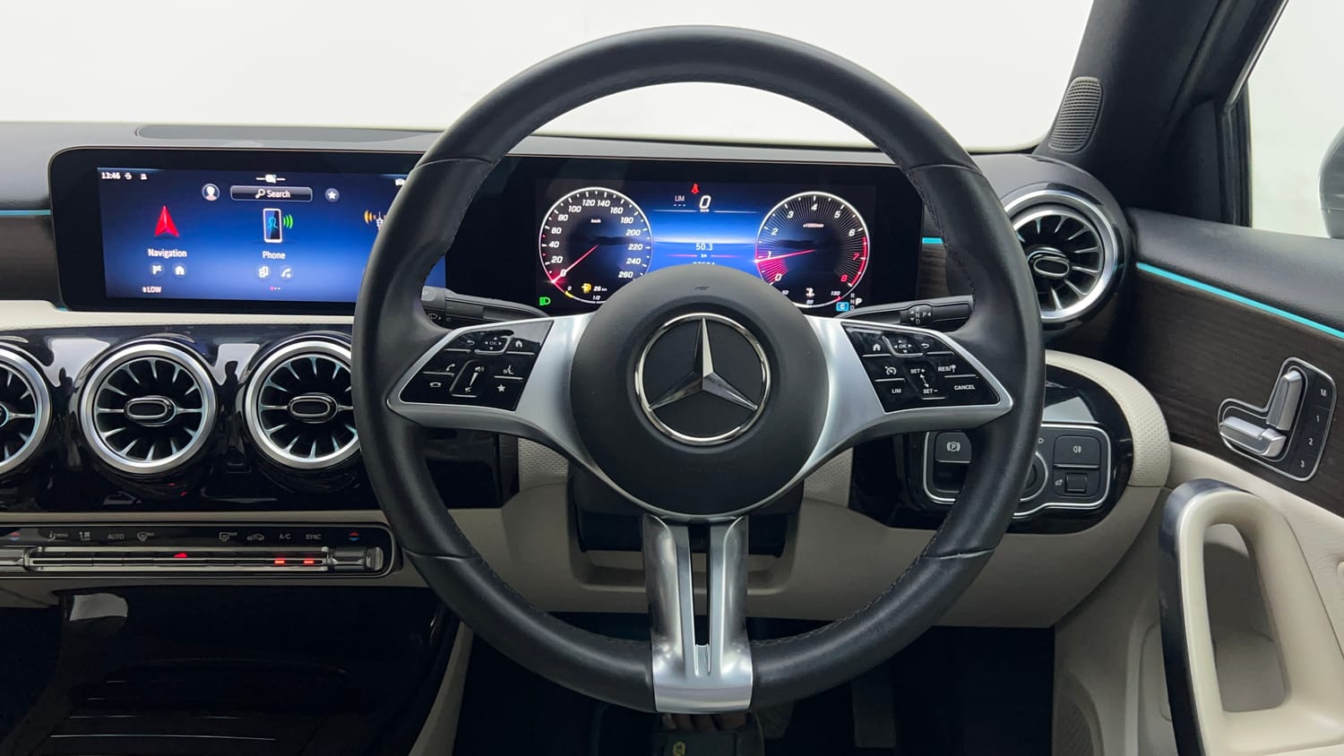 Used 2025 Mercedes-Benz A-Class Limousine 200 Petrol Automatic interior STEERING VIEW