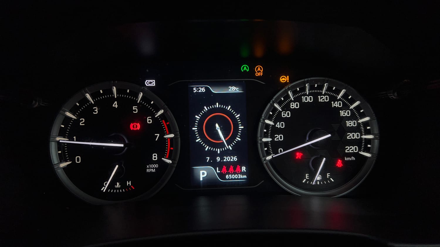 Used 2024 Toyota Urban Cruiser Hyryder G AT NeoDrive Petrol Automatic interior CLUSTERMETER VIEW