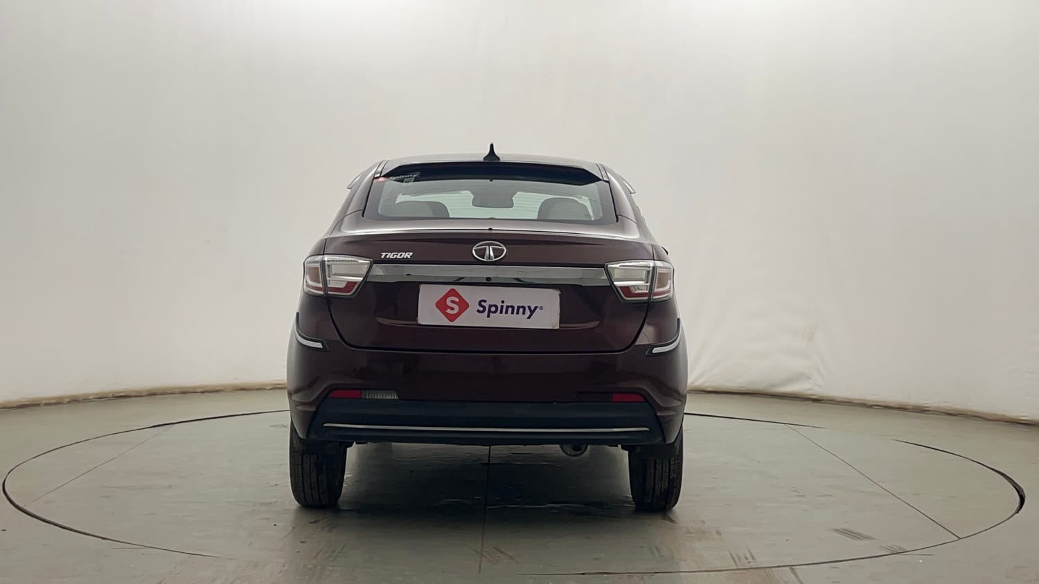 Used 2023 Tata Tigor XZA Plus Leatherette Pack Petrol Automatic exterior BACK VIEW