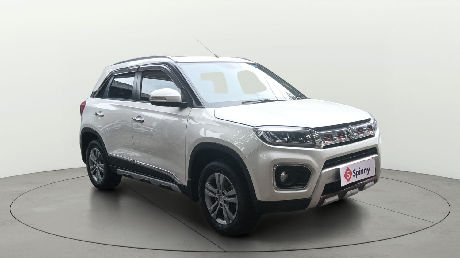 Used 2020 maruti-suzuki Vitara Brezza ZXi Plus Petrol Manual exterior RIGHT FRONT CORNER VIEW