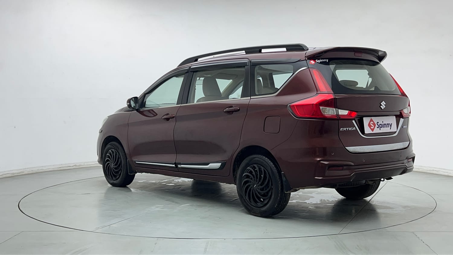Used 2022 Maruti Suzuki New Ertiga VXi Petrol Manual exterior LEFT REAR CORNER VIEW