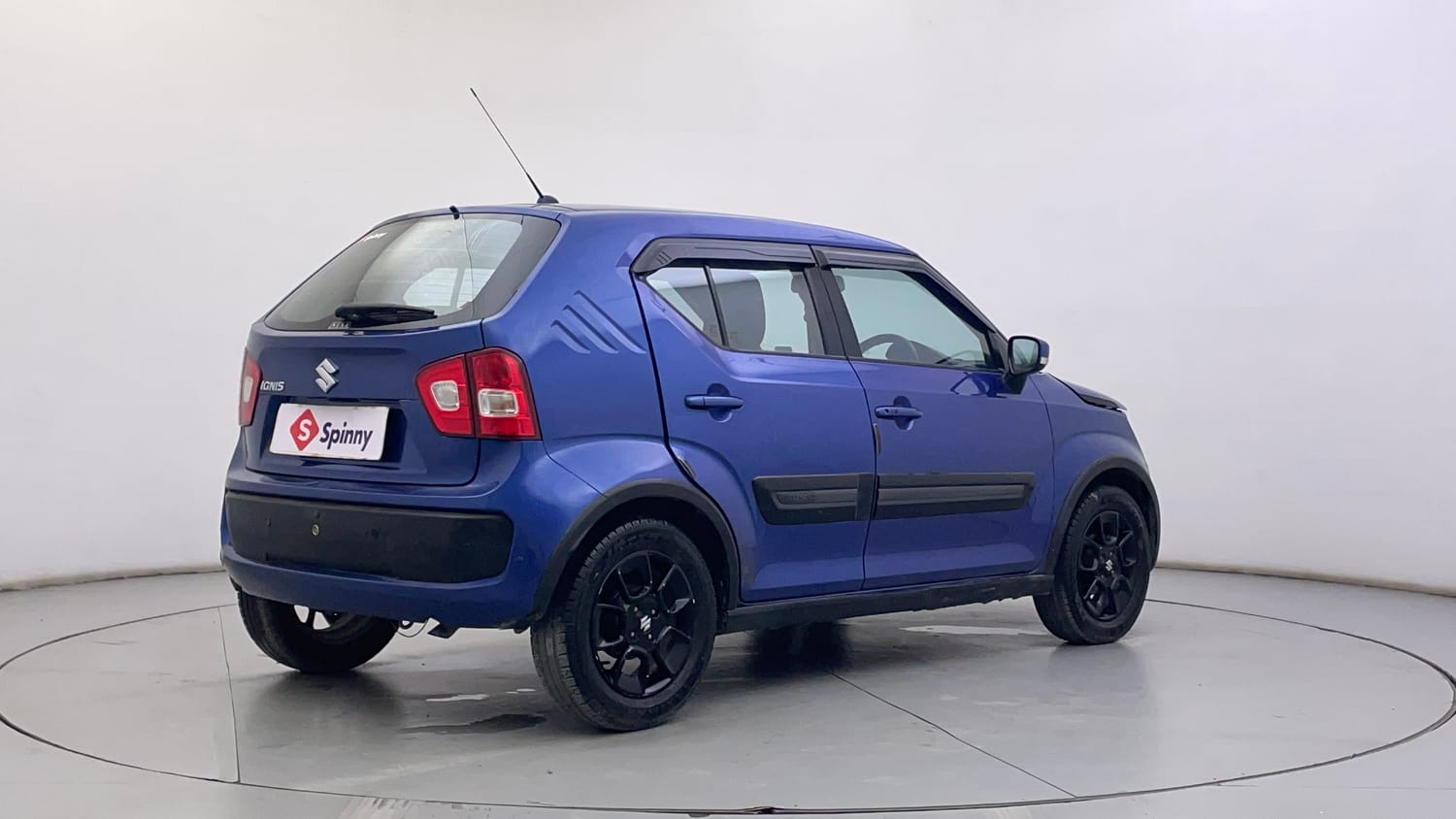 Used 2017 Maruti Suzuki Ignis Zeta 1.2 AMT Petrol Automatic exterior RIGHT REAR CORNER VIEW