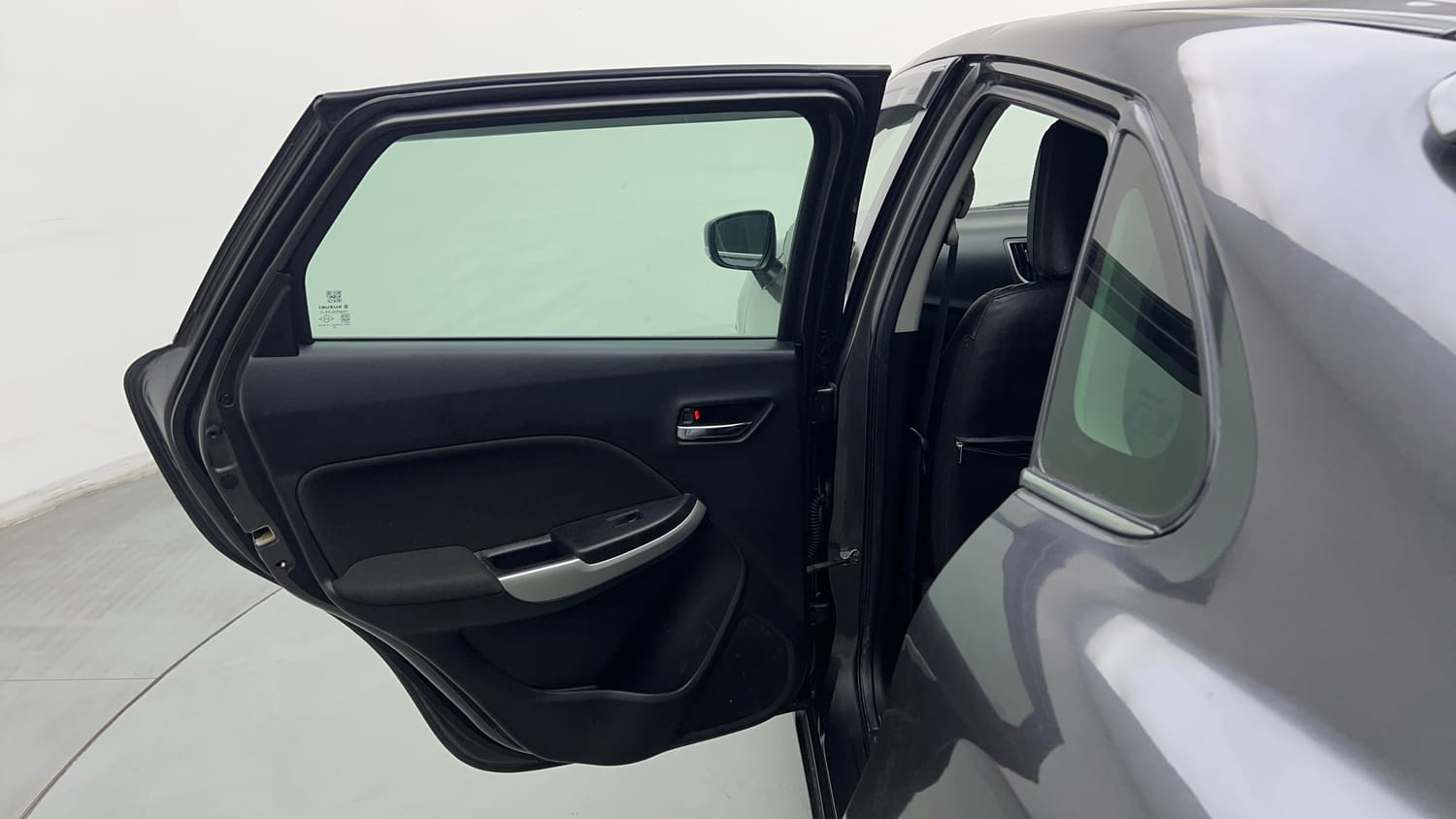 Used 2018 Maruti Suzuki Baleno Zeta 1.2 AT Petrol Automatic interior LEFT REAR DOOR OPEN VIEW