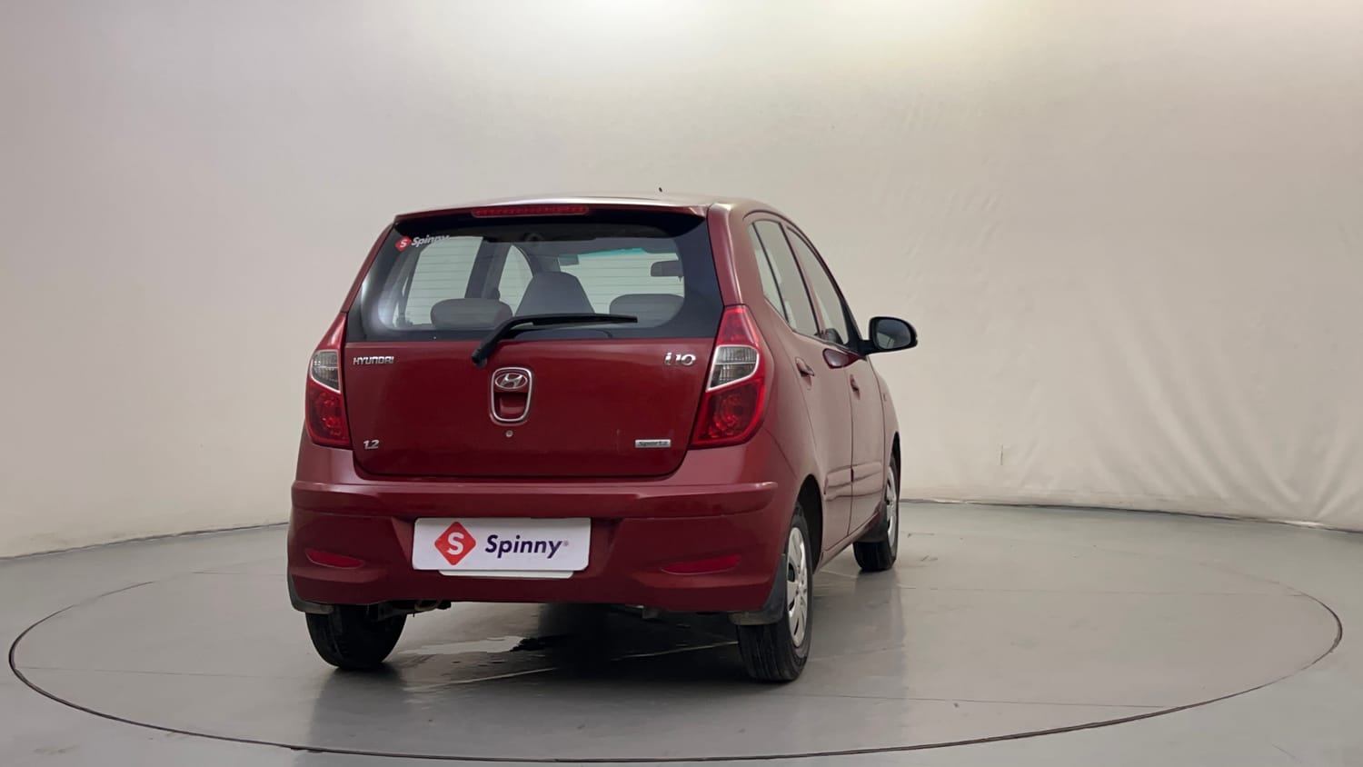 Used 2012 Hyundai i10 Sportz 1.2 Kappa2 Petrol Manual exterior RIGHT REAR CORNER VIEW
