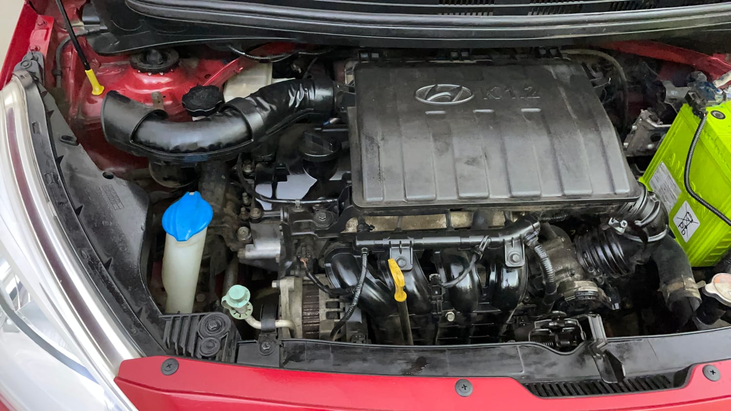 Used 2018 Hyundai Grand i10 Asta 1.2 Kappa VTVT Petrol Manual engine ENGINE RIGHT SIDE VIEW