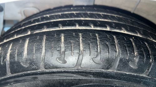 Used 2018 Hyundai Grand i10 Sportz 1.2 Kappa VTVT Petrol Manual tyres RIGHT REAR TYRE TREAD VIEW