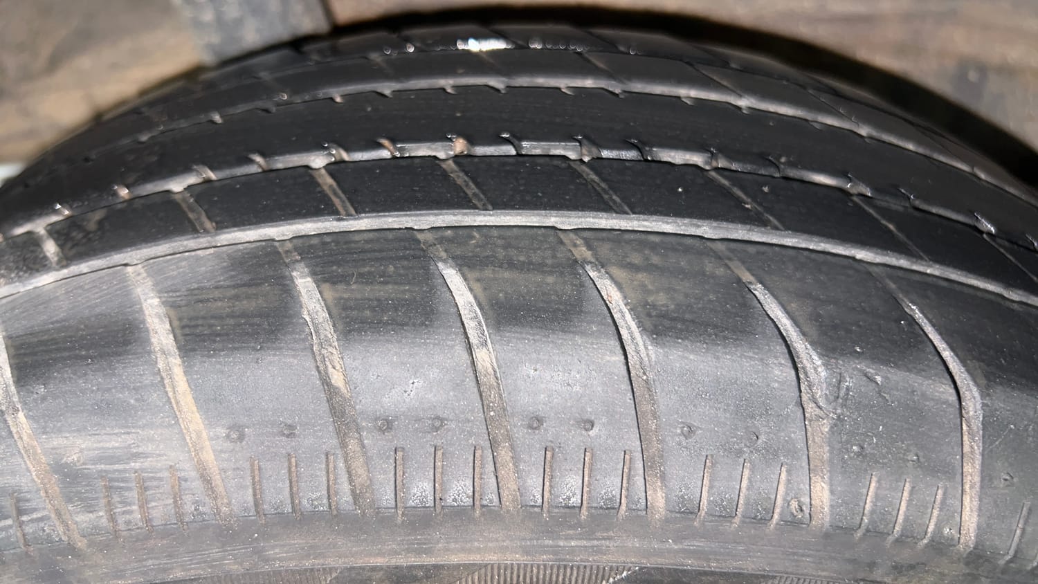 Used 2020 Honda Amaze 1.2 S MT Petrol Petrol Manual tyres RIGHT REAR TYRE TREAD VIEW