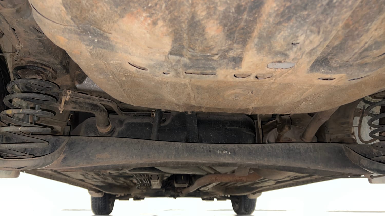 Used 2020 Honda Amaze 1.2 S MT Petrol Petrol Manual extra REAR UNDERBODY VIEW (TAKEN FROM REAR)