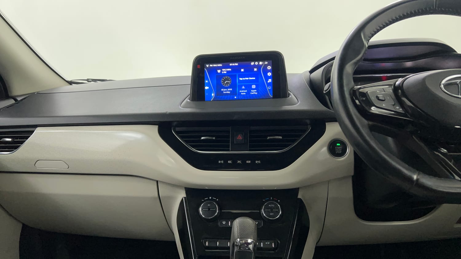 Used 2022 Tata Nexon XZA Plus (O) Diesel Diesel Automatic interior MUSIC SYSTEM & AC CONTROL VIEW