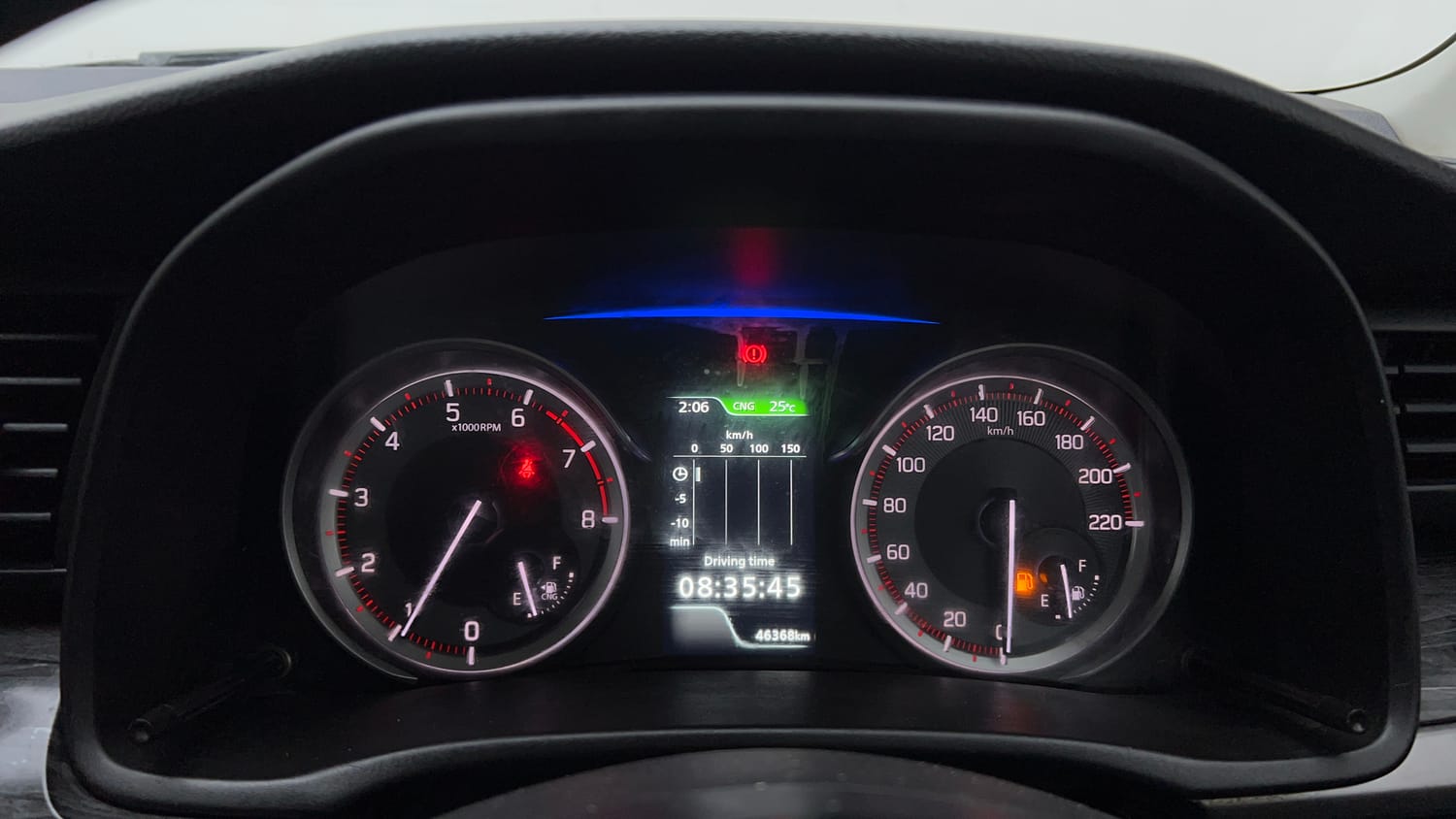 Used 2023 Maruti Suzuki XL6 Zeta MT CNG Cng Manual interior CLUSTERMETER VIEW