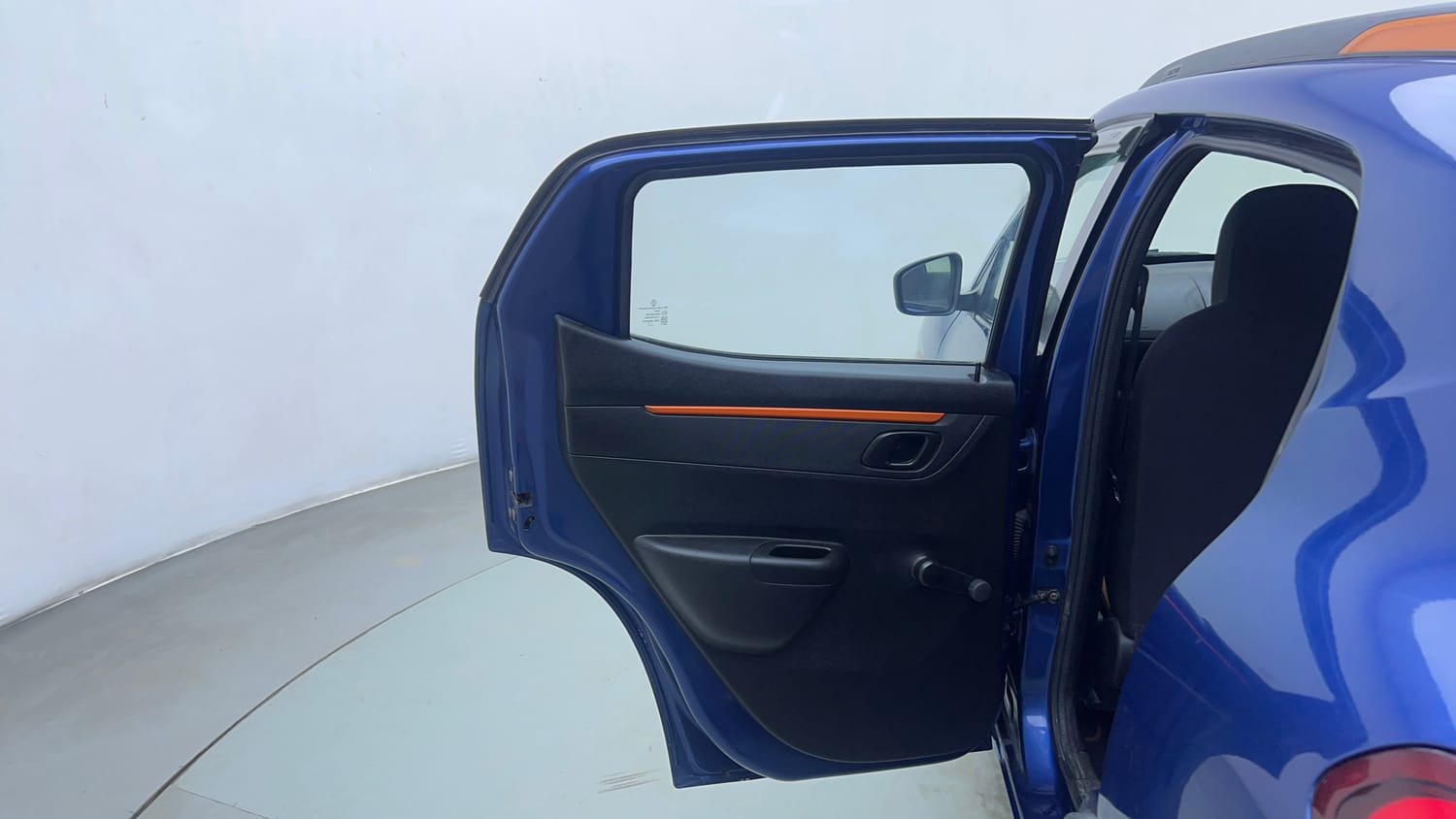 Used 2017 Renault Kwid CLIMBER 1.0 AMT Petrol Automatic interior LEFT REAR DOOR OPEN VIEW