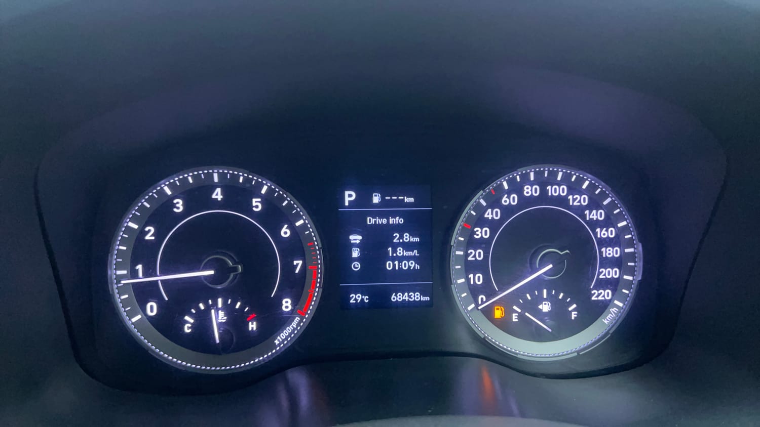 Used 2019 Hyundai Venue SX Plus 1.0 Turbo DCT Petrol Automatic interior CLUSTERMETER VIEW