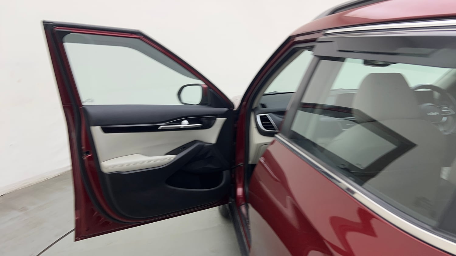 Used 2022 kia Seltos HTX 1.5 IVT Petrol Automatic interior LEFT FRONT DOOR OPEN VIEW