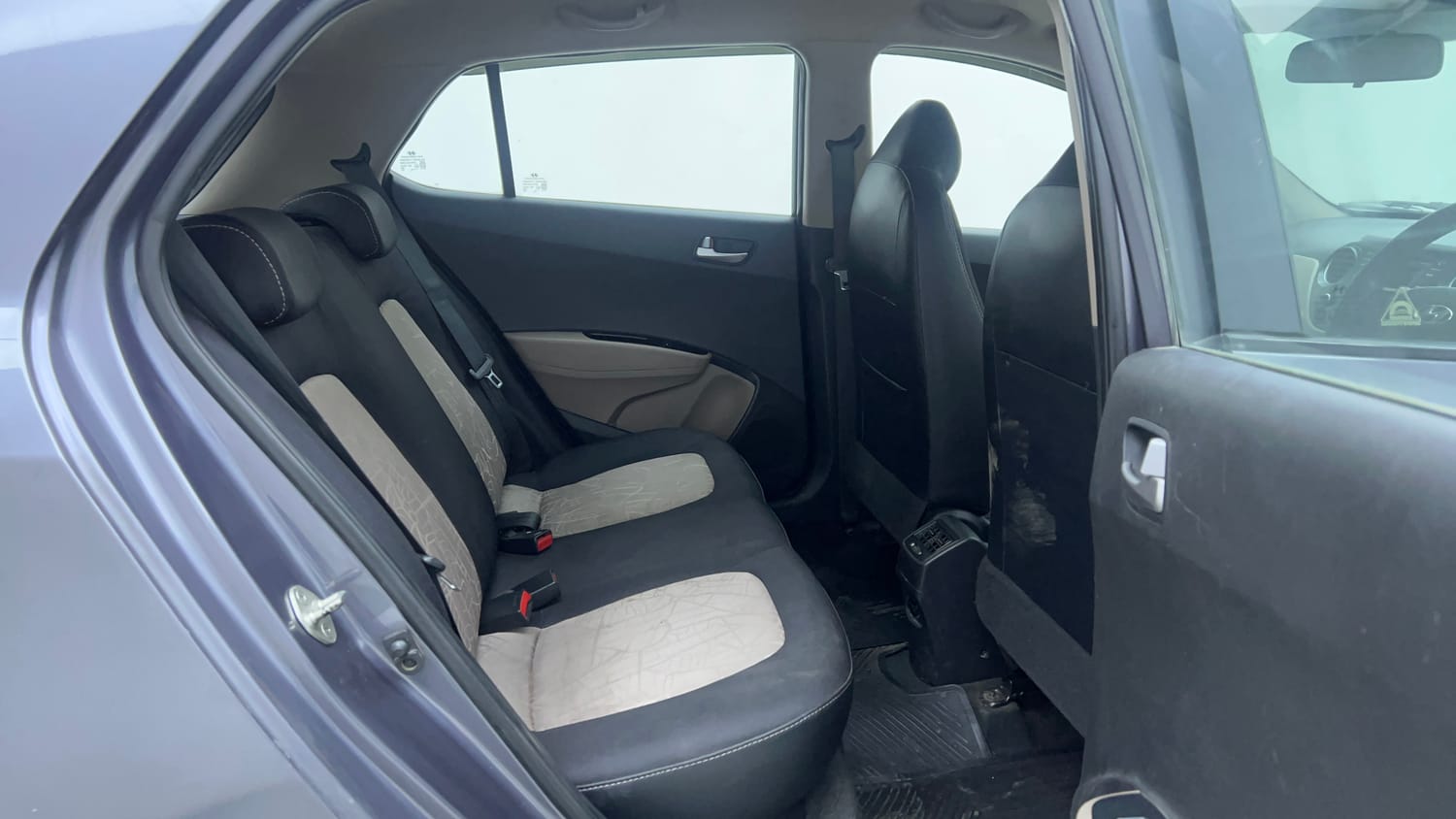 Used 2014 Hyundai Grand i10 Asta AT 1.2 Kappa VTVT Petrol Automatic interior RIGHT SIDE REAR DOOR CABIN VIEW