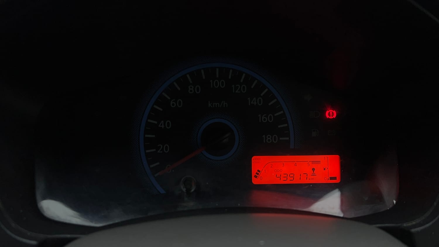 Used 2017 Datsun Redi-GO S Petrol Manual interior CLUSTERMETER VIEW