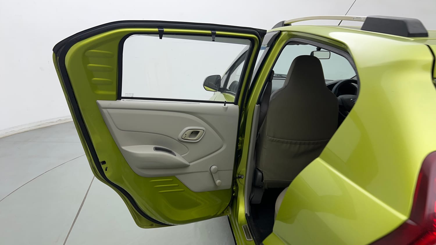 Used 2017 Datsun Redi-GO S Petrol Manual interior LEFT REAR DOOR OPEN VIEW