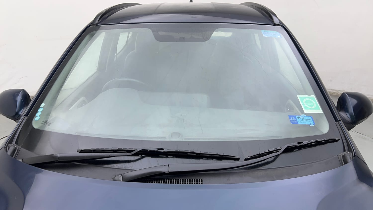 Used 2022 Hyundai Grand i10 Nios Sportz 1.2 Kappa VTVT Petrol Manual exterior FRONT WINDSHIELD VIEW