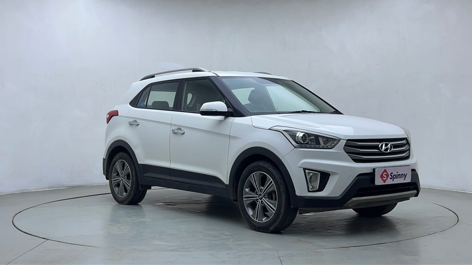 Used 2018 Hyundai Creta SX Plus 1.6 AT Petrol Petrol Automatic exterior RIGHT FRONT CORNER VIEW