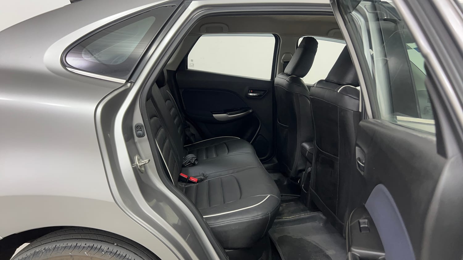 Used 2021 Maruti Suzuki Baleno Delta Petrol Manual interior RIGHT SIDE REAR DOOR CABIN VIEW