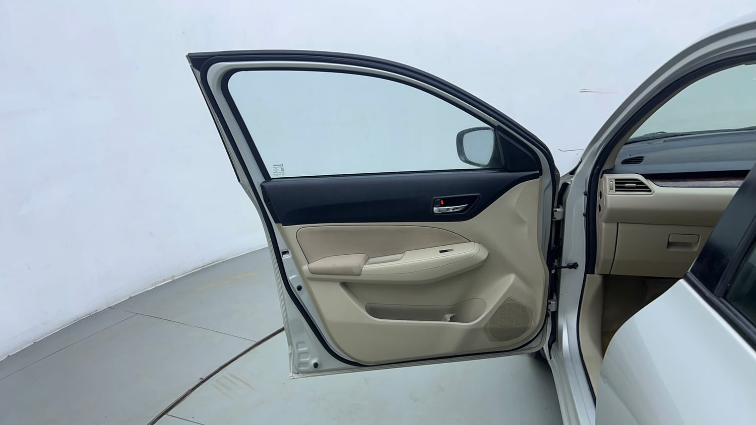 Used 2018 Maruti Suzuki Dzire VXi Petrol Manual interior LEFT FRONT DOOR OPEN VIEW