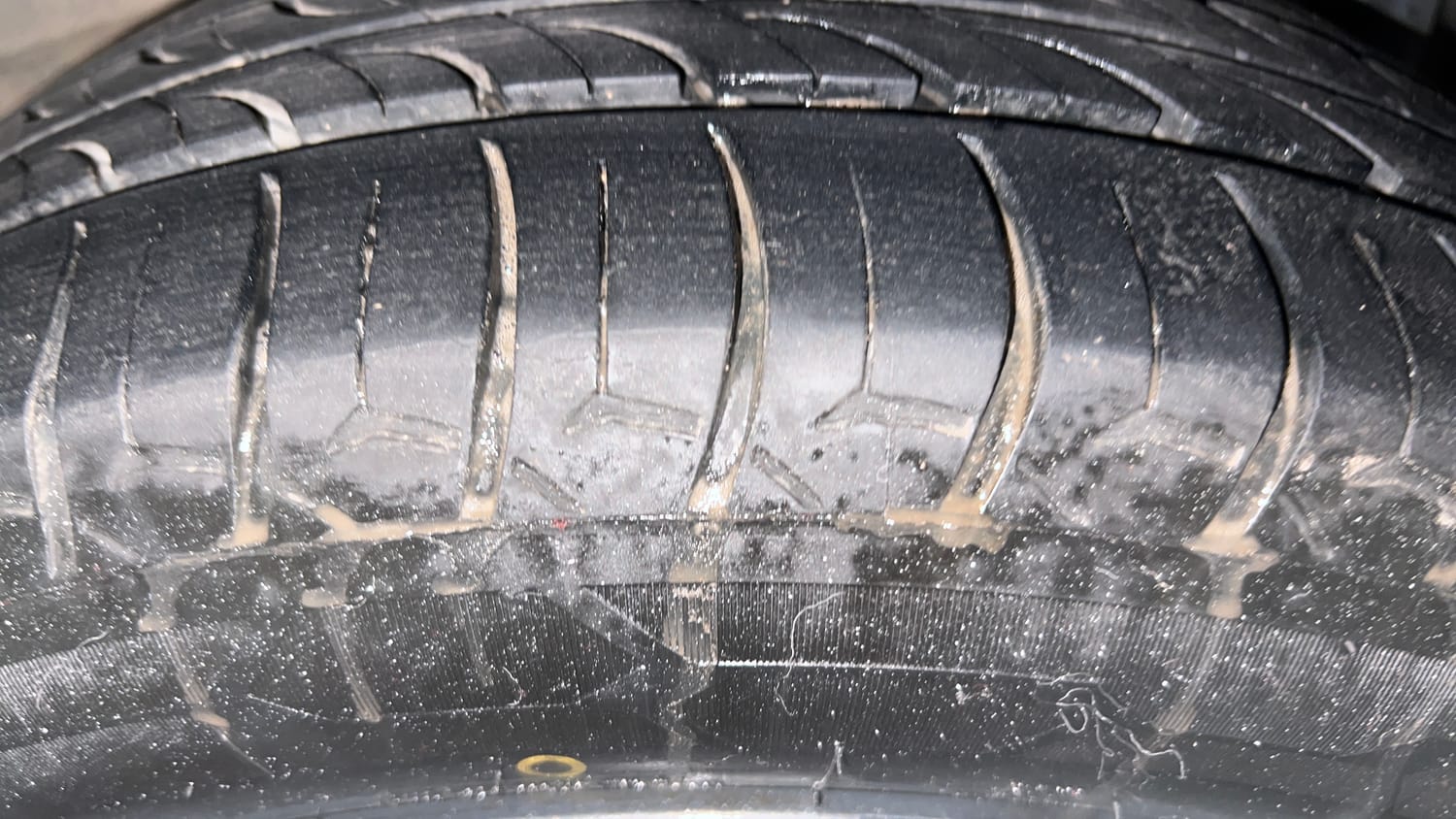 Used 2018 Tata Tigor Revotron XZA Petrol Automatic tyres LEFT REAR TYRE TREAD VIEW